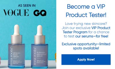 Free Rena Roots Skincare Samples