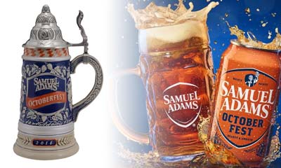 Free Samuel Adams Ceramic Beer Stein