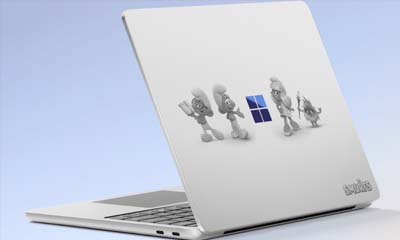 Free Smurfs Microsoft Surface Laptop
