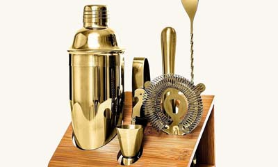 Free Spindrift Sparkling Barware kit