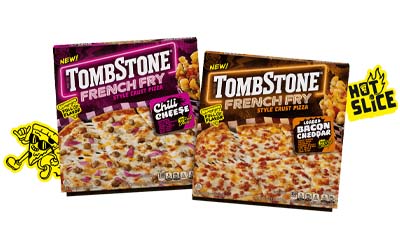 Free Tombstone French Fry Style Crust Pizza