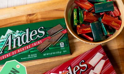 Free Box of Andes Mint Chocolate