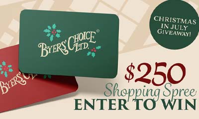 Win a $250 Byers' Choice Shop