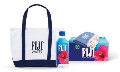 Free Fiji Branded Towel and Tote Bag