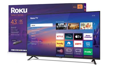 Free Roku Select Series 4K LED TV