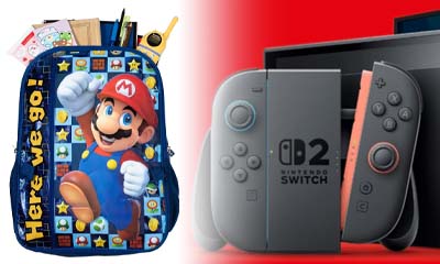 Free Nintendo Switch and Mario, Here We Go Backpack