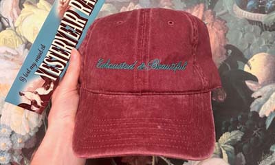 Free Exhausted & Beautiful Baseball Cap